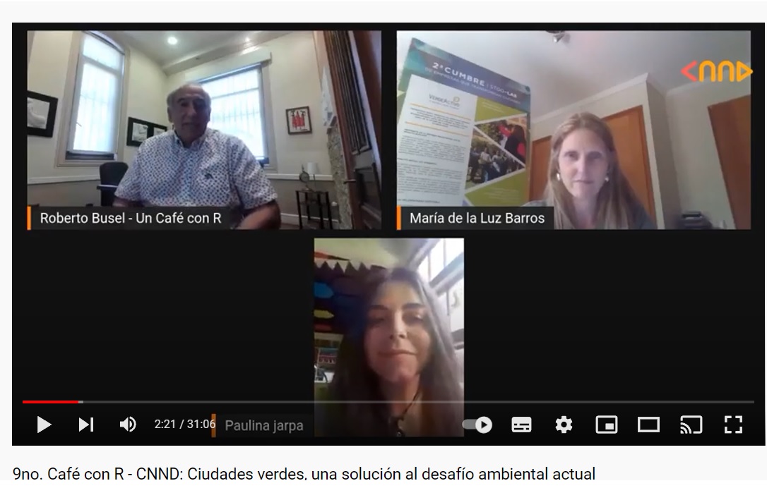 Café con R – CNND: Ciudades verdes, una solución al desafío ambiental actual